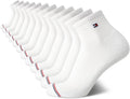 Tommy Hilfiger Men's Cushion Quarter Cut Ankle Socks (12 Pack)