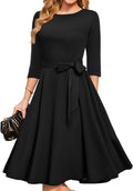 Cocktail Dresses for Women Vintage Tea Length A-Line - Flattering