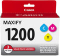 Canon MAXIFY PGI-1200 3Color Multi Pack Ink Compatible - Crisp