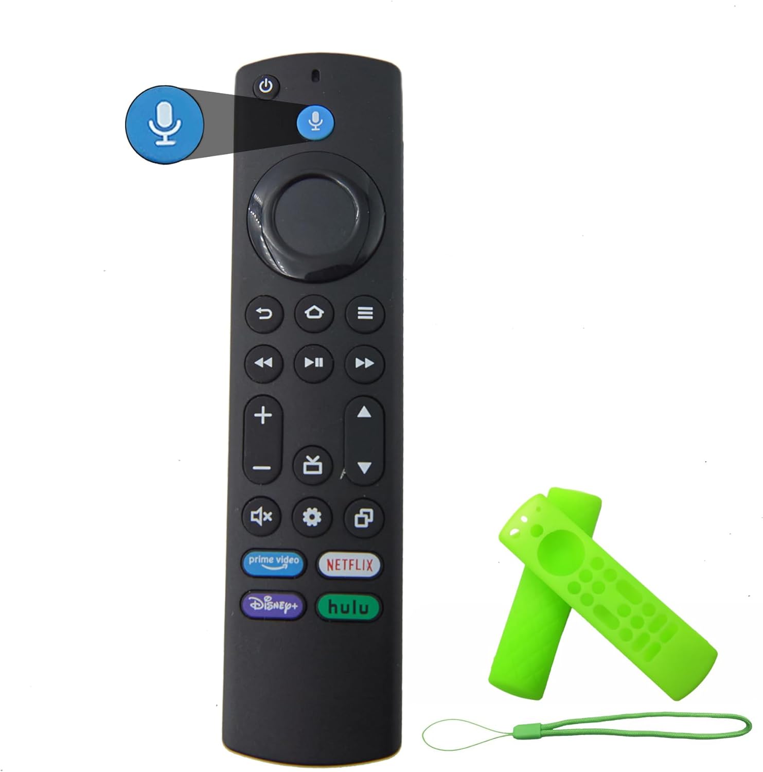 Effortless Fire TV & Toshiba Control - 4 Shortcut Voice Remote