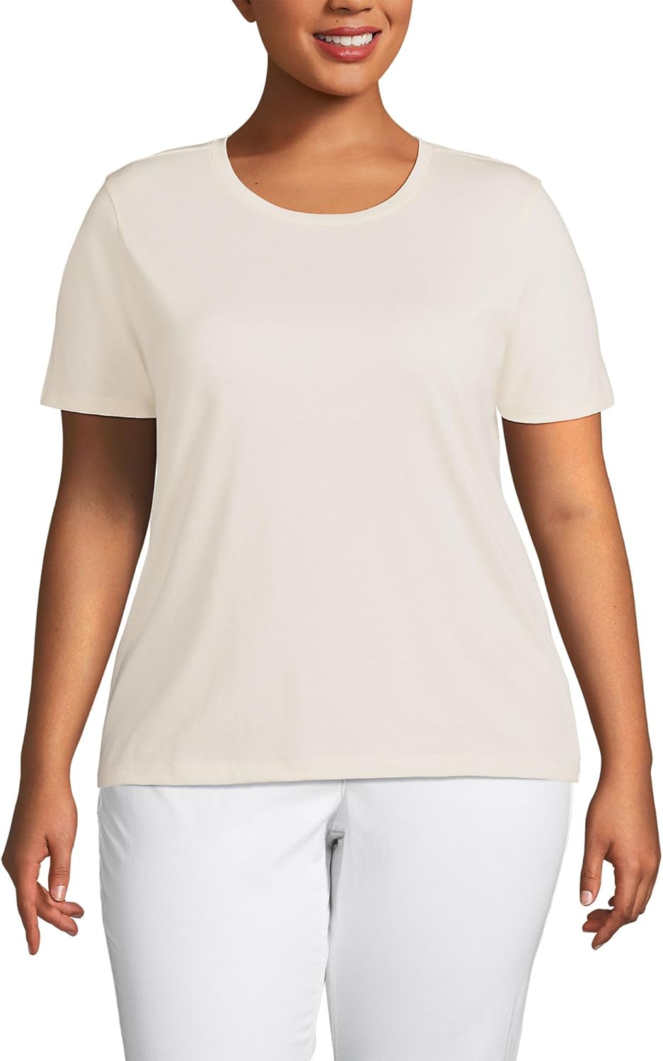 Relaxed Supima Cotton Crew Neck T-Shirt for Everyday Comfort