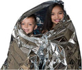 Emergency Thermal Blankets 10 Pack - Waterproof Heat-Reflective