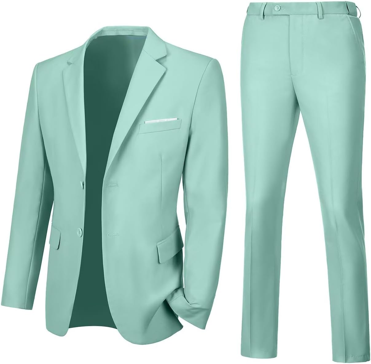 Mens Slim Fit 2 Piece Suit for Prom and Special Occasions