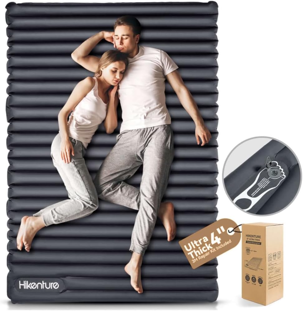 Hikenture Double Sleeping Pad for Camping: Comfort & Durability