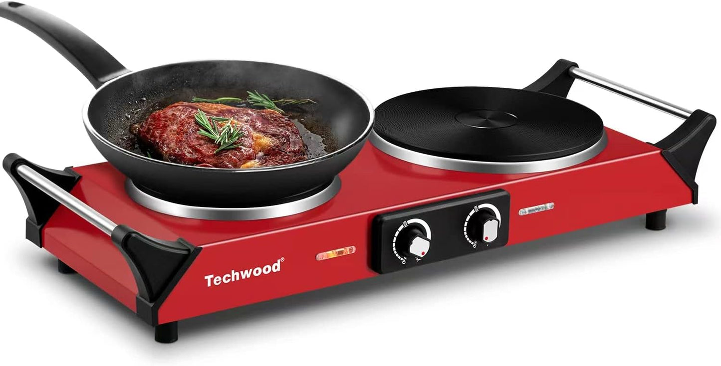 Techwood 1800W Portable Electric Stove for Cooking Anywhere