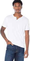 Lucky Brand Mens Venice Burnout Notch Neck Tee - Soft Summer Staple