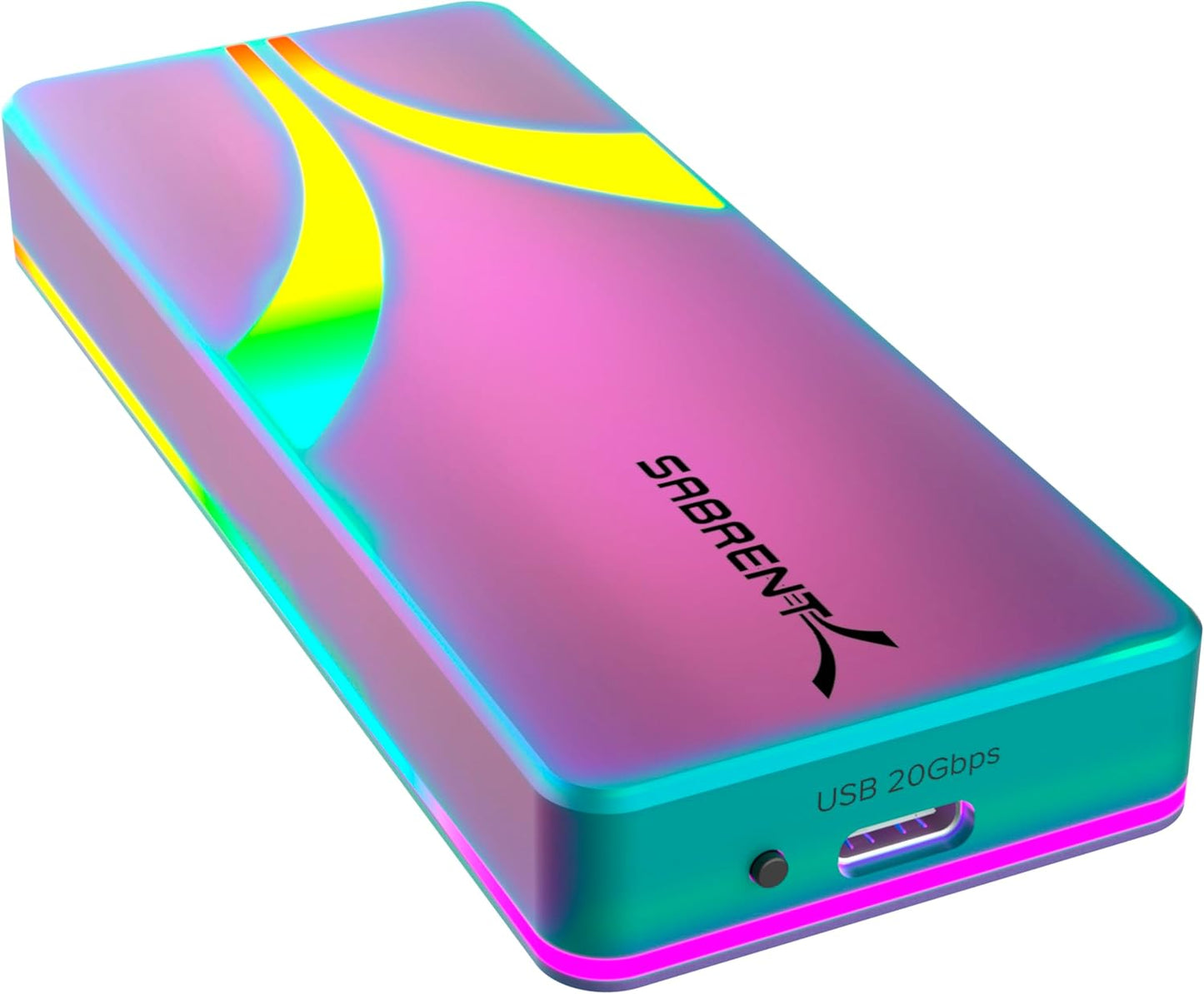SABRENT Rocket RGB USB C 20Gbps M.2 SSD Enclosure Review