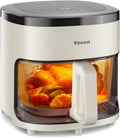 6-IN-1 Glass Air Fryer with Viewing Pot for Healthy Cooking