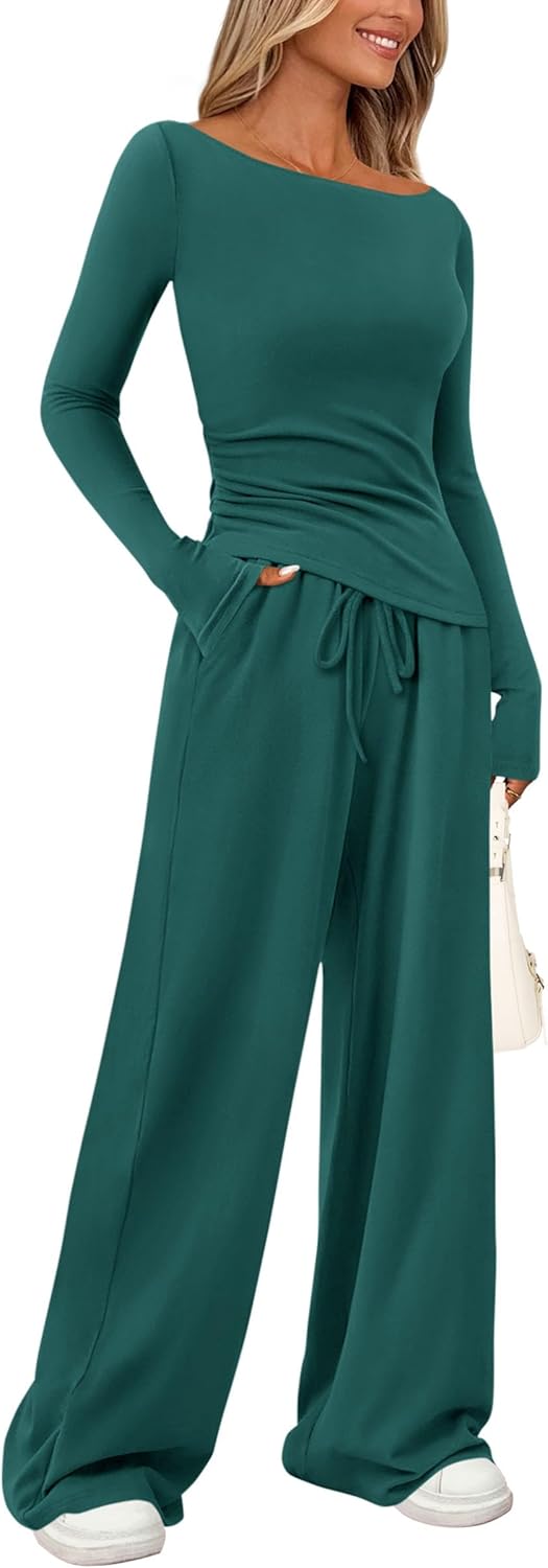 PRETTYGARDEN Women's 2 Piece Lounge Sets for Stylish Comfort