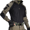 HANWILD Tactical Shirt: Long Sleeve with Elbow Pads for Combat