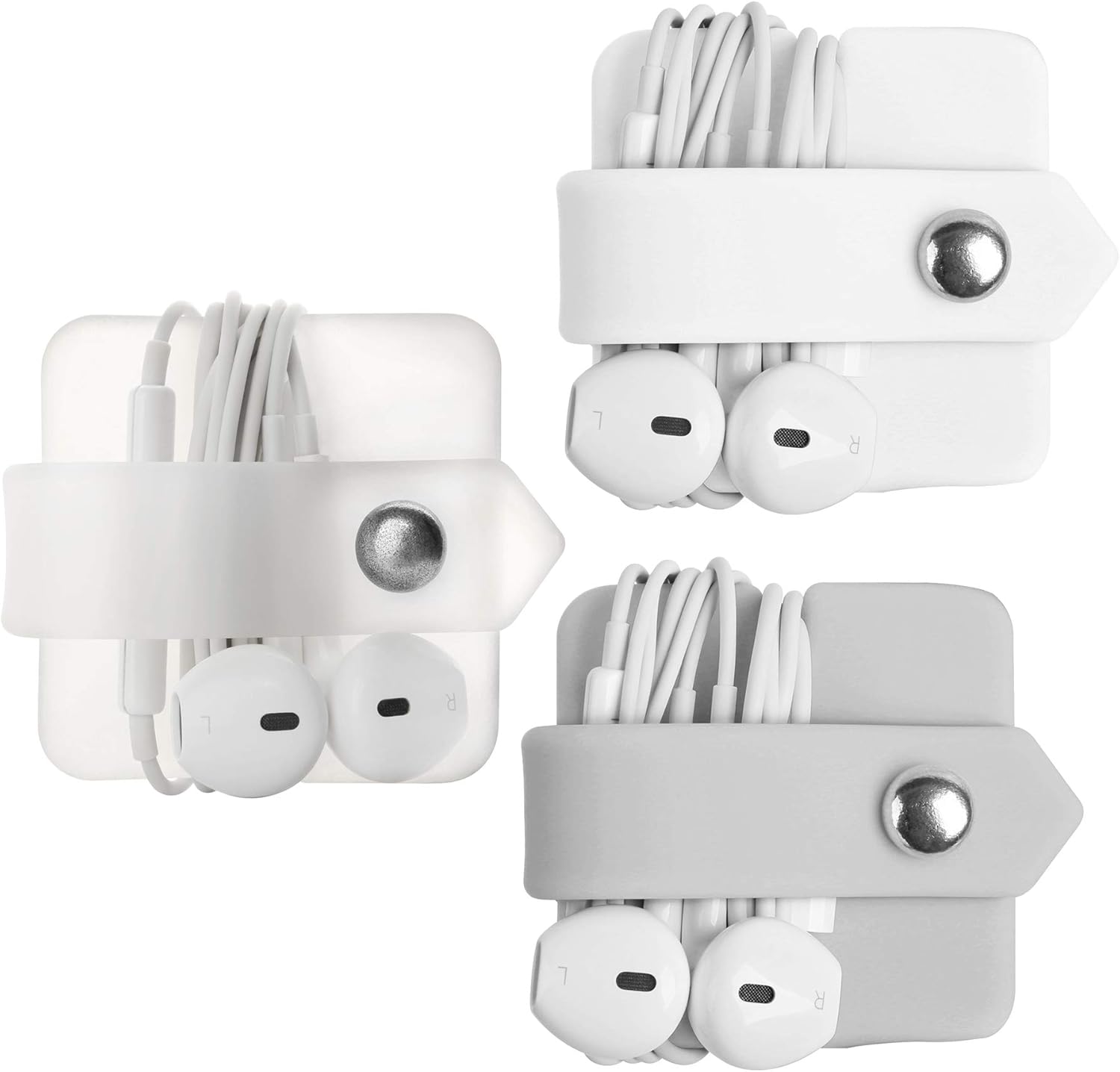 ELFRhino 3-Piece Silicone Cord Organizer Set