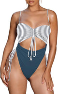 Viottiset Women's One Piece Swimsuit with Cut Out Design for Fun
