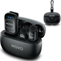 Movo NanoMic Wireless Lavalier Microphone for Camera - Compact