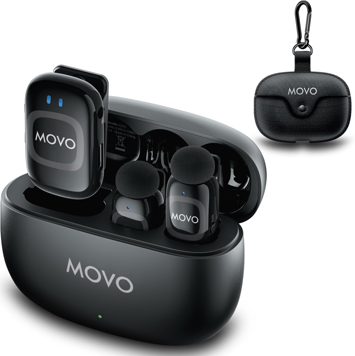 Movo NanoMic Wireless Lavalier Microphone for DSLR Cameras