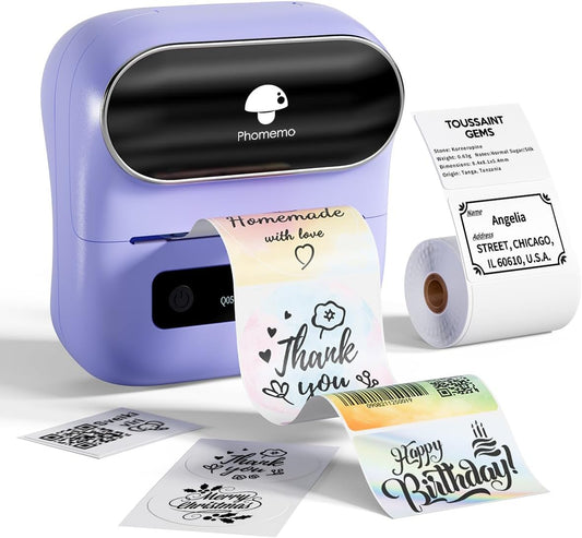 Phomemo M220 Bluetooth Thermal Label Maker for Home and Business