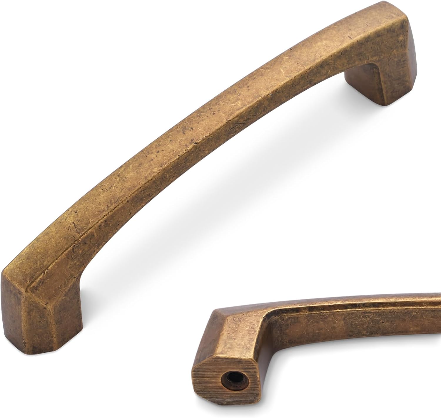 Antique Brass Kitchen Cabinet Pulls for Vintage Drawer Hardware