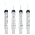 100 Disposable Curved Tip 12ml Dental Oral Dispensing Syringes - Bulk