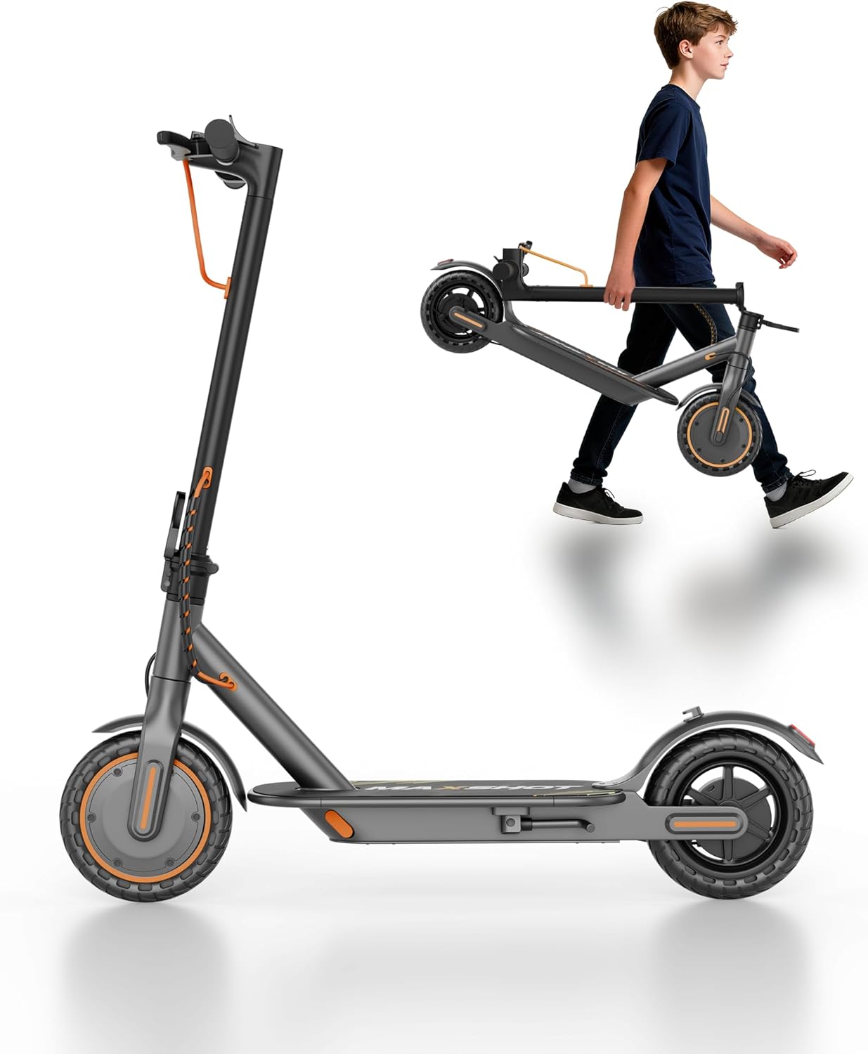 MAXSHOT Electric Scooter for Adults & Big Kids with 350W Power