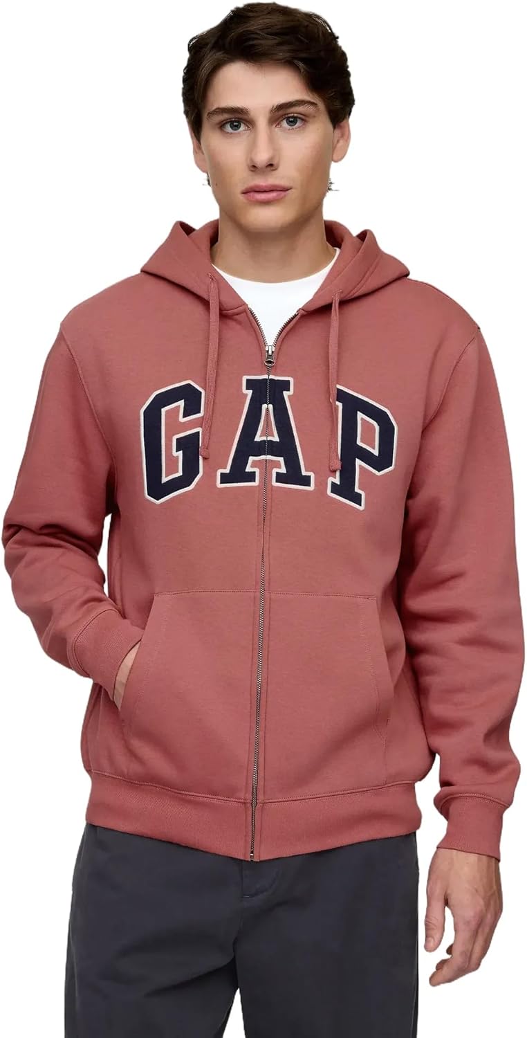 GAP Logo Heritage Hoodie Full Zip Sweatshirt for Everyone