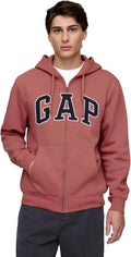 Men's GAP Logo Heritage Hoodie Full Zip Sweatshirt - Classic Fit
