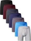 Men's Underwear Soft Bamboo Viscose Boxer Briefs Pack - Comfortable