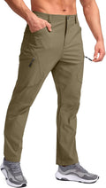 Pudolla Men's Lightweight Hiking Pants with 7 Pockets - Quick Dry are