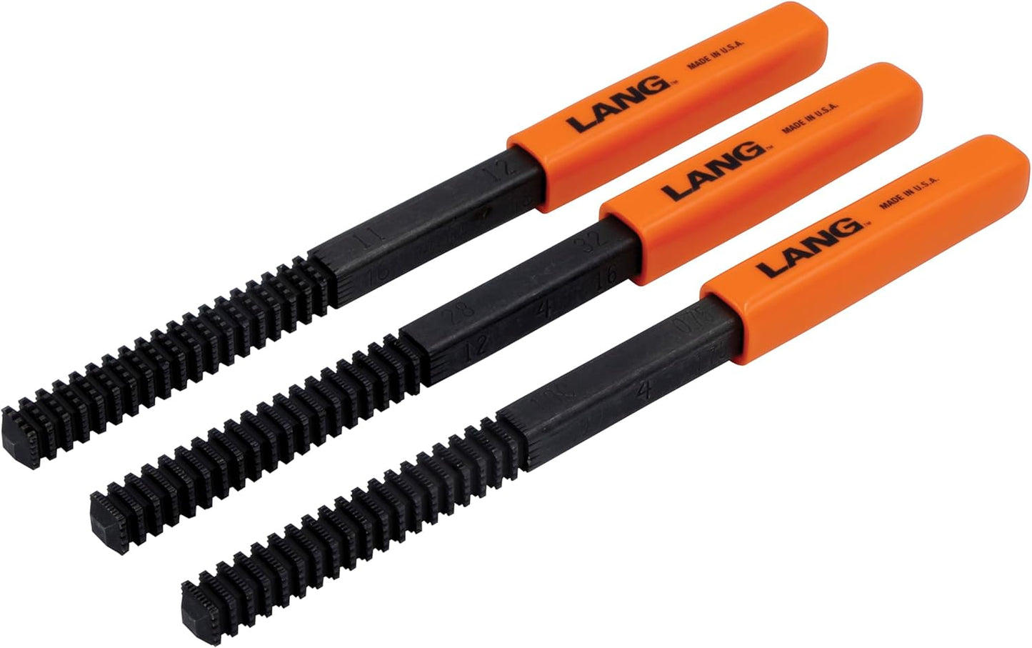 Lang Tools 2573 3-Piece Thread Restorer File Set for Precision