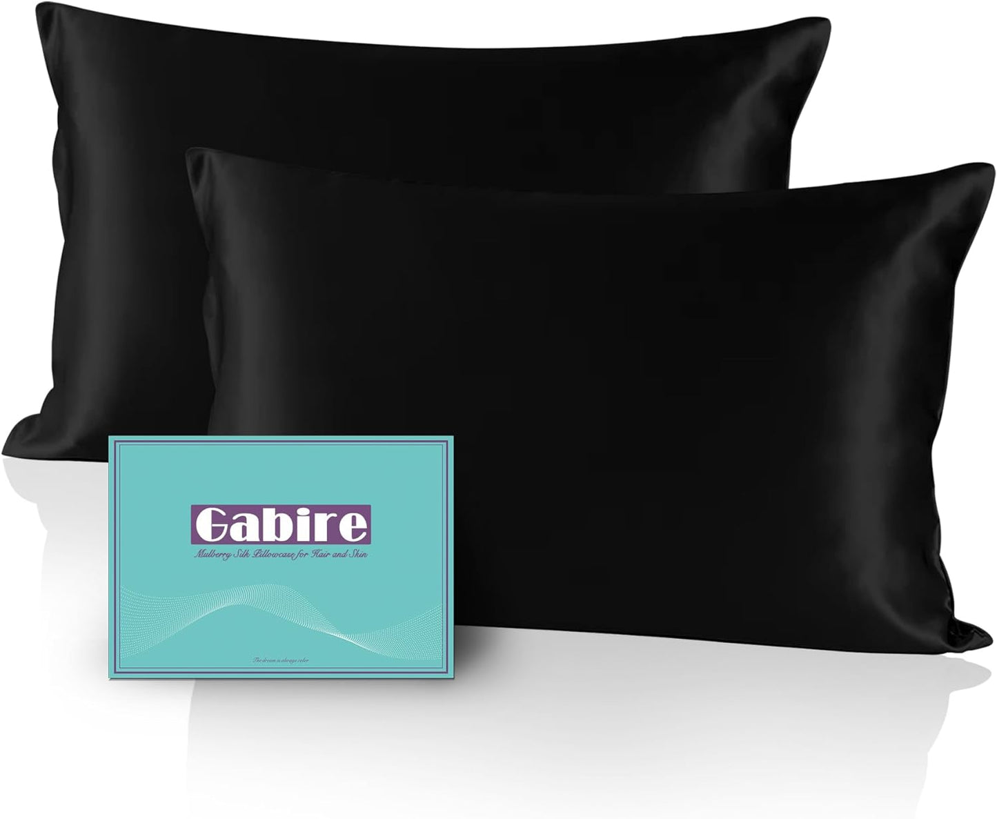 Mulberry Silk Pillowcases Set of 2 by Gabire for Skin Care