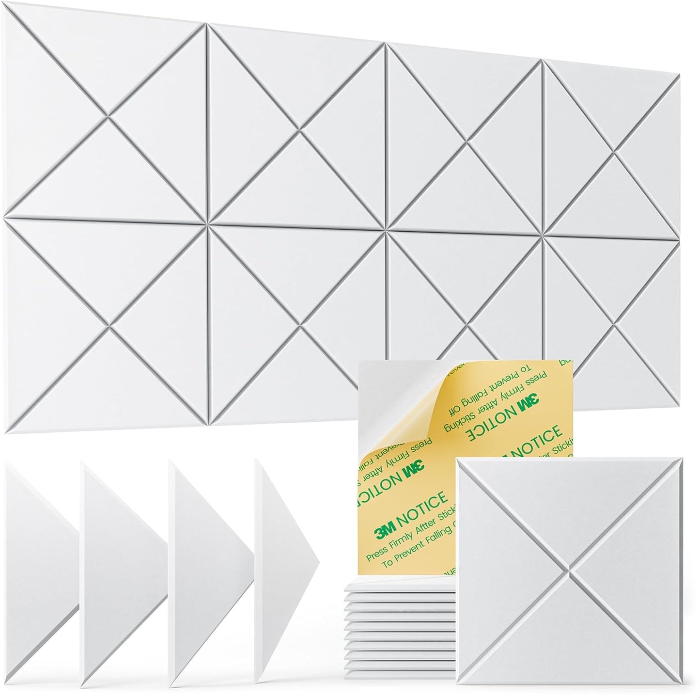 High Density 12 Pack Acoustic Panels for Soundproofing Needs