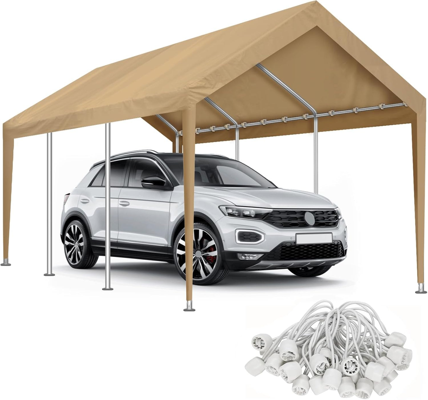 Carport Canopy 10ftx20ft Replacement Cover for Ultimate Protection