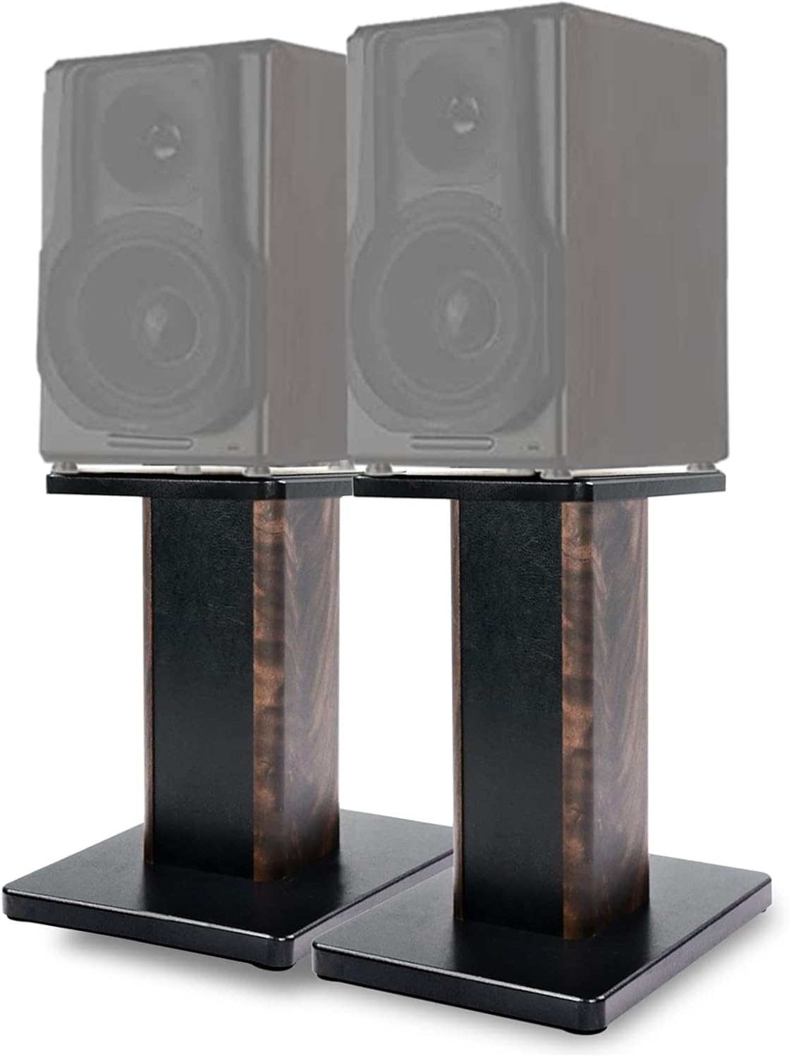 16 Inch Wood Speaker Stands for Home Theater and HiFi Audio