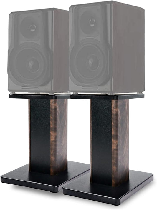 16 Inch Wood Speaker Stands for Home Theater and HiFi Audio