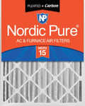 Nordic Pure 20x24x4 MERV 15 Plus Carbon Filter - Superior Air Quality