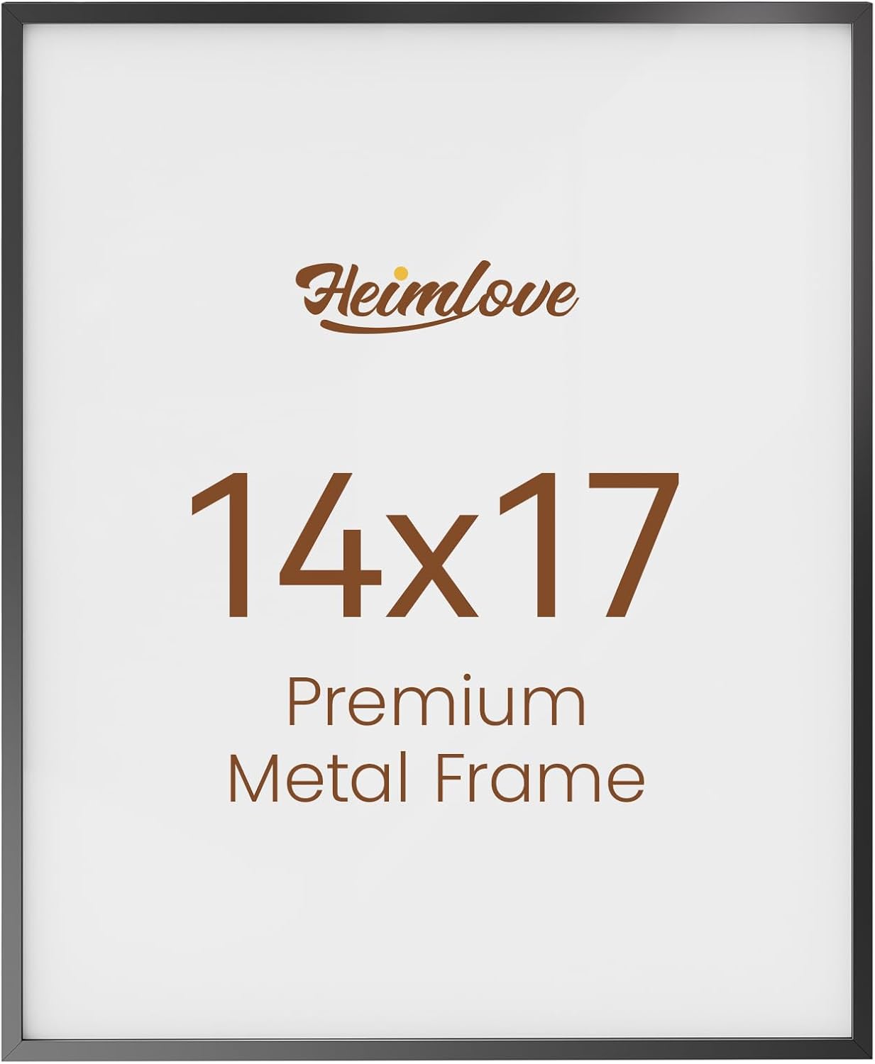 Heimlove 14x17 Metal Picture Frame for Elegant Wall Decor