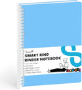 Koogel Smart Ring Binder College Ruled Notebook - Flexible, Durable