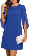 Flutter Sleeve Cocktail Dress for Weddings and Parties