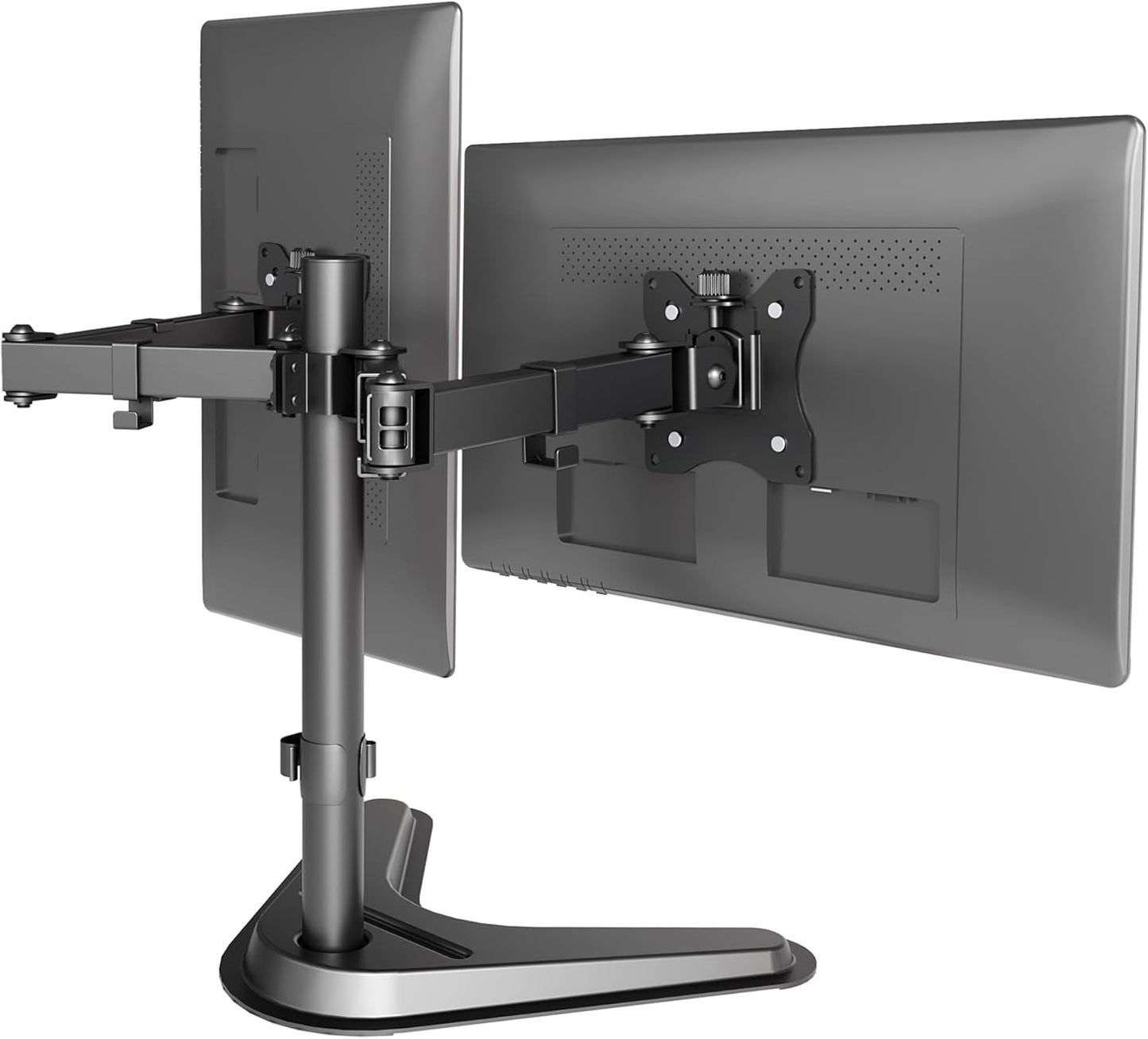 Claiks Dual Monitor Mount for Ergonomic Adjustable Setup
