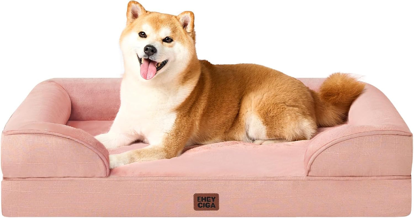 Orthopedic Dog Beds for Large Dogs with Waterproof Memory Foam