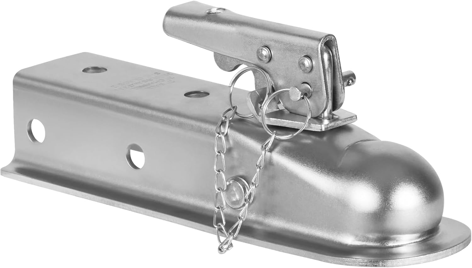 VEVOR Straight Trailer Coupler for 2-Inch Hitch Ball, 3500 lbs