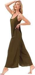 BUENOS NINOS Women's V Neck Floral Maxi Dress with Pockets