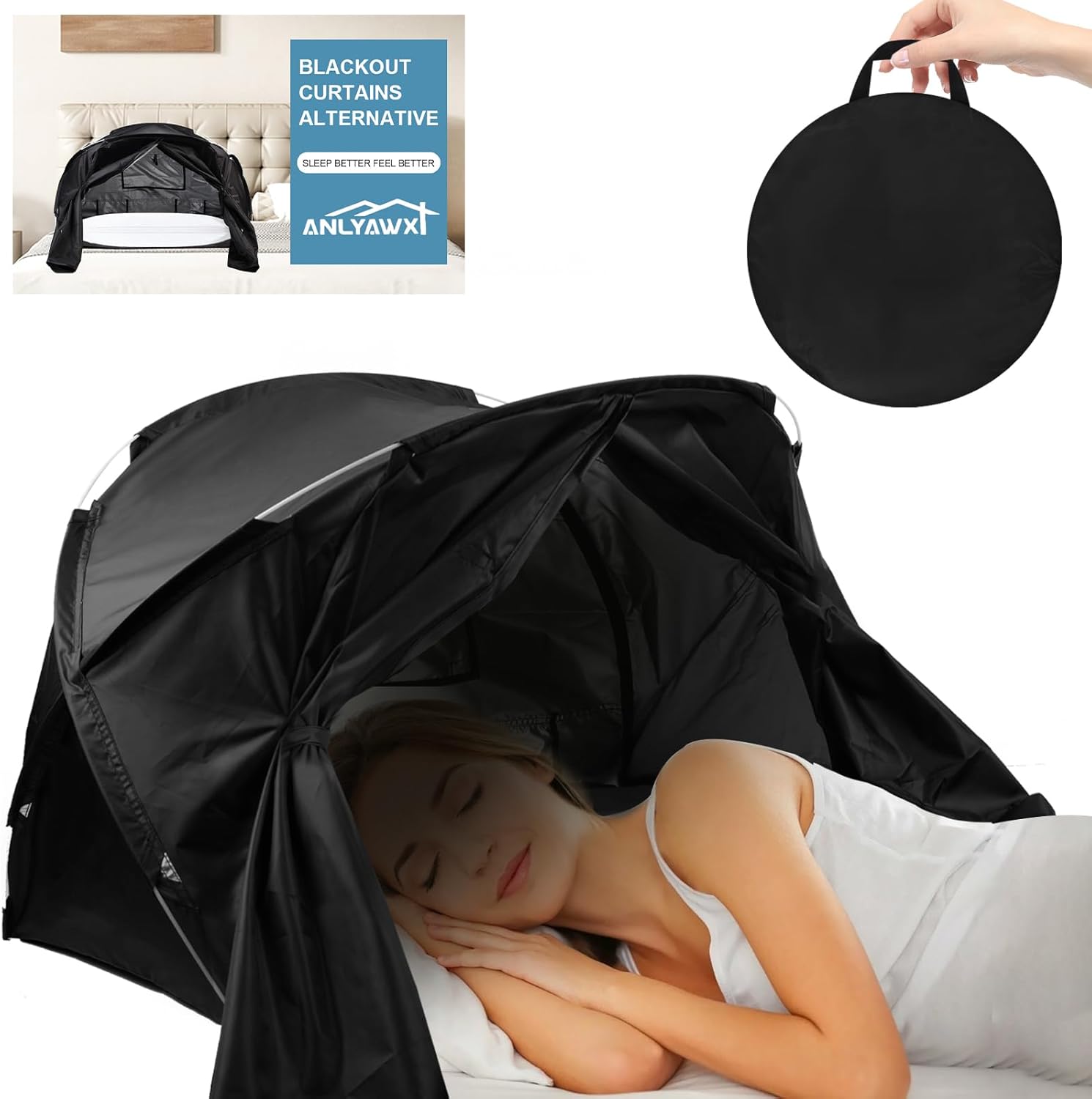 Deep Sleep Oasis - Blackout Indoor Tent Bed