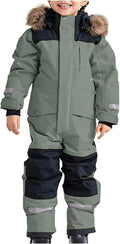 Snow Suit for Kids Girls Boys One Piece Snowsuit - Waterproof Warmth