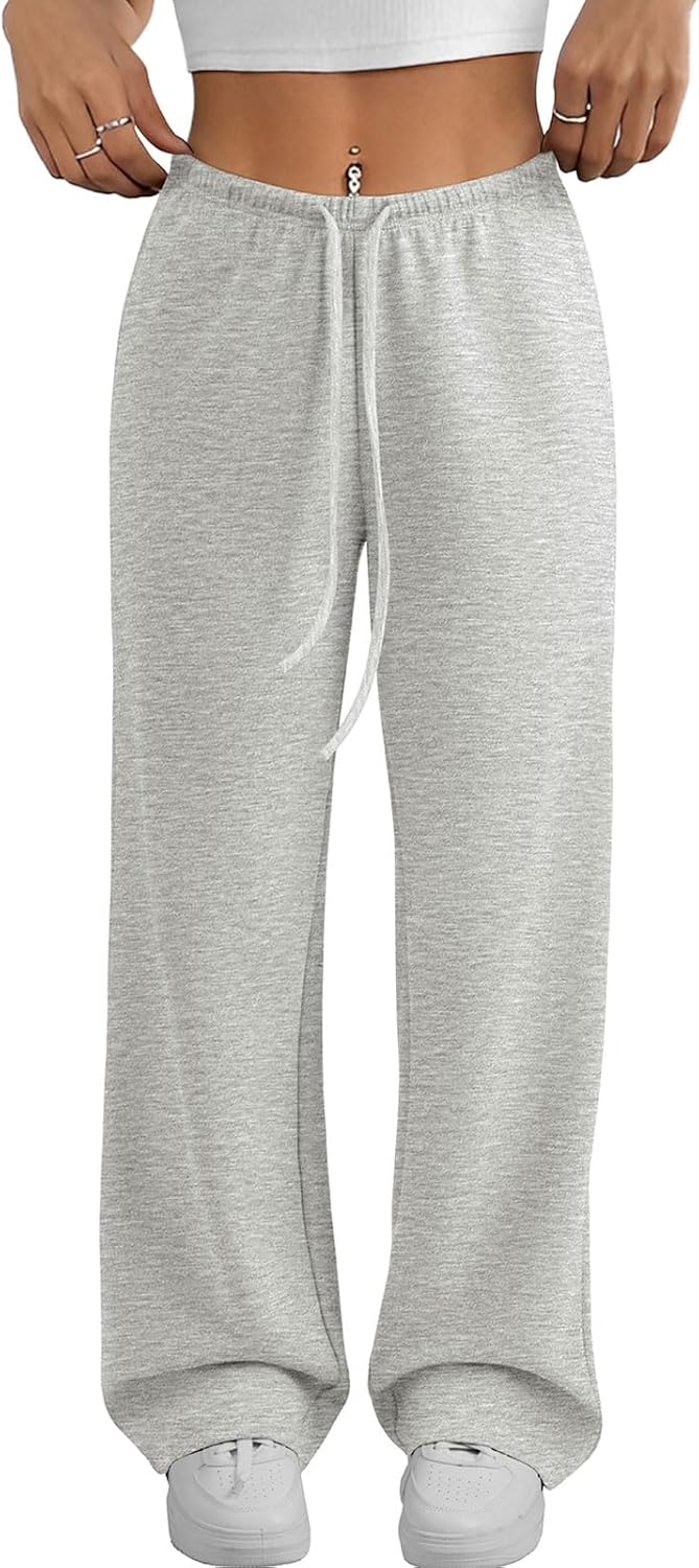 ATHMILE Womens Wide Leg Sweatpants for Trendy Fall Fashion