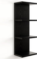 Fun Memories 4 Tier Wall Shelf Unit - Vertical Floating Storage Tower