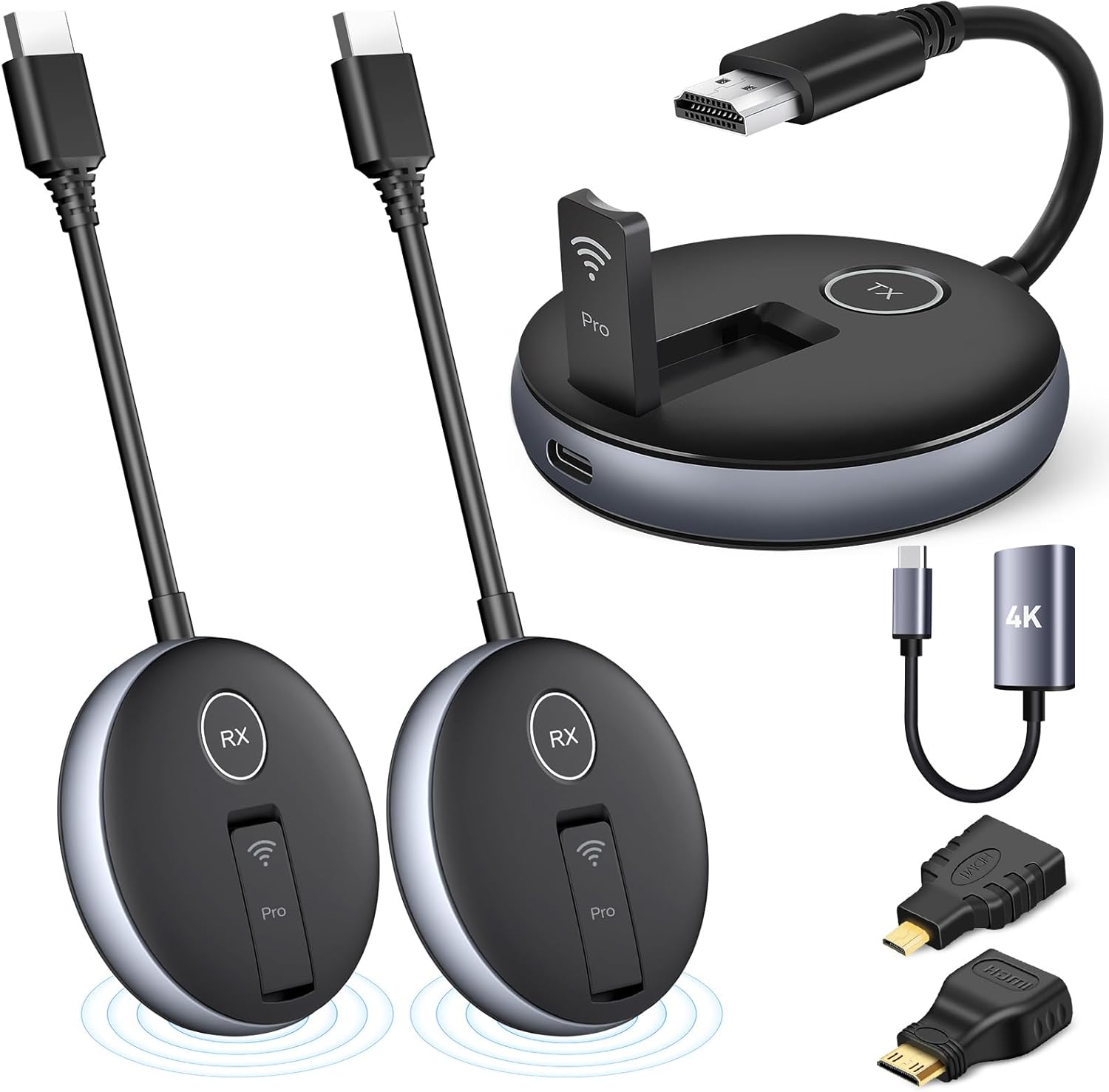 YAOMAISI Wireless HDMI Extender Kit - Simultaneous Multi-TV Expansion