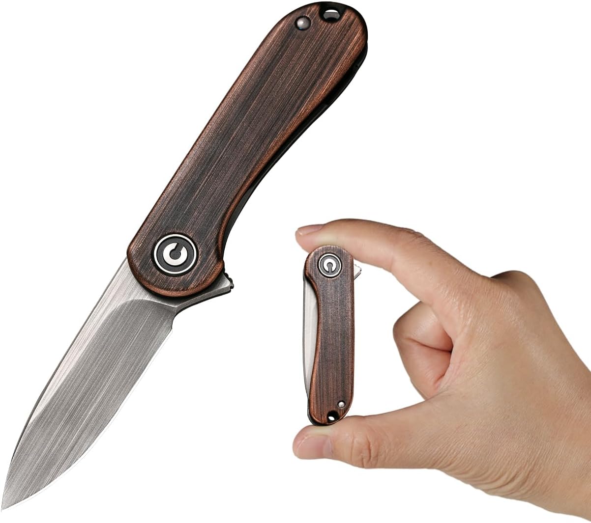 CIVIVI Mini Elementum Flipper Pocket Knife for Everyday Carry