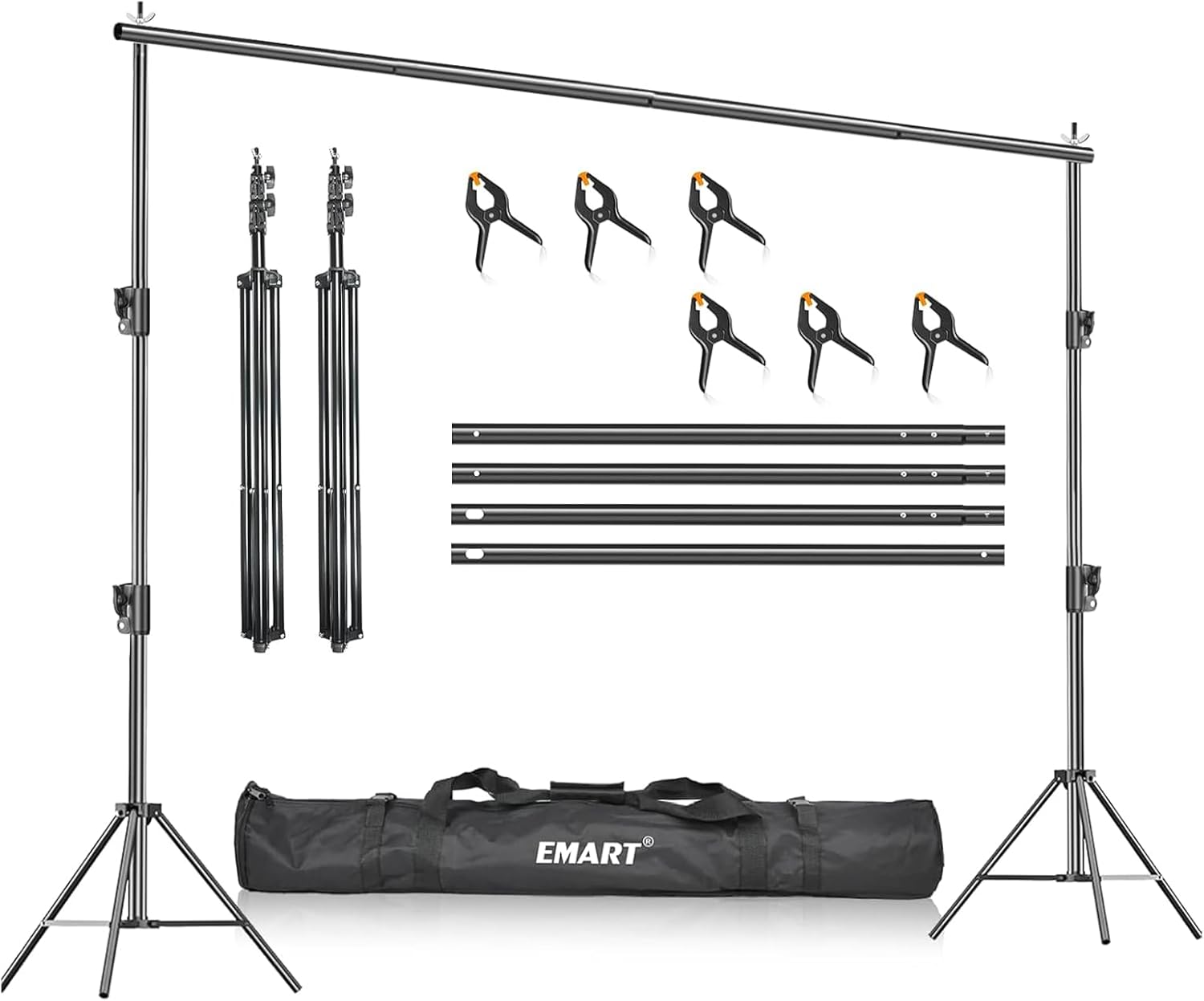 EMART Heavy Duty Backdrop Stand for Professional Photography Use