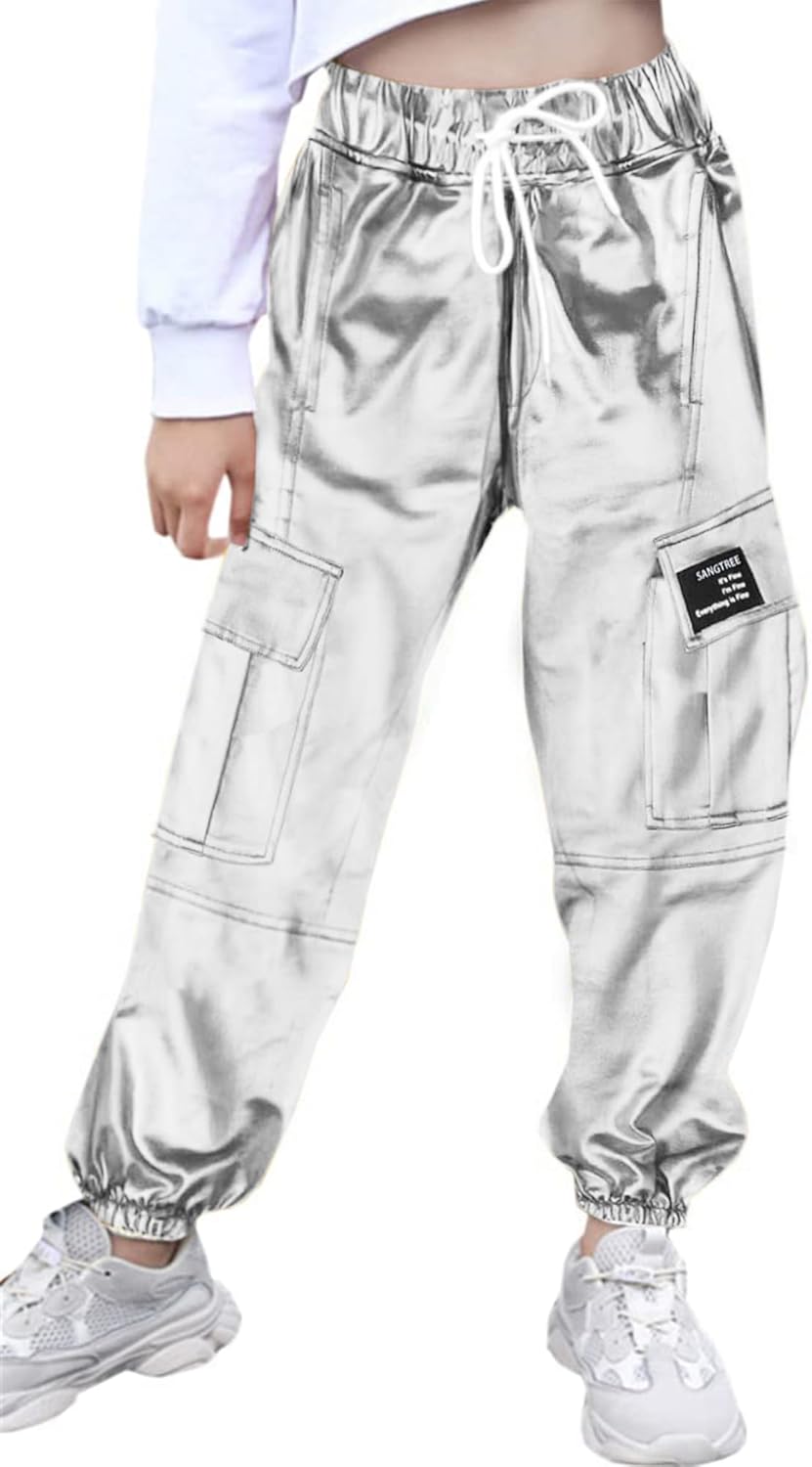 SANGTREE Girls & Womens Cargo Jogger Pants for Comfort and Style