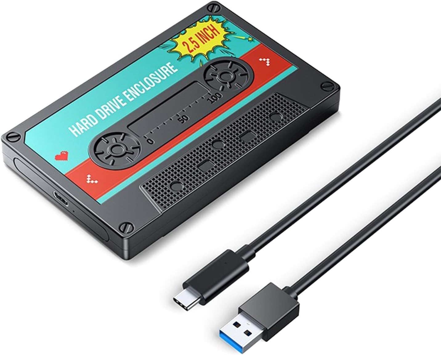 Super-Fast 2.5 USB C External HDD Enclosure by Fuhiueos