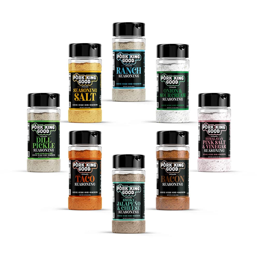 Pork King Good Seasoning Variety 8 Pack for Bold Cooking Fun